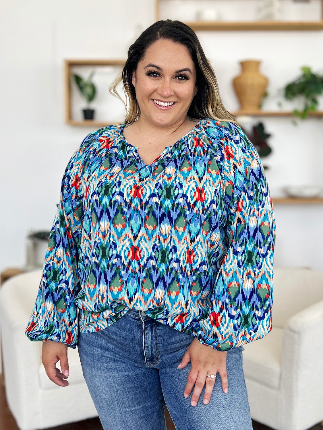 Emerson Painted Perfection Blouse