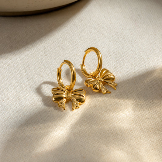 Golden Knot Earrings