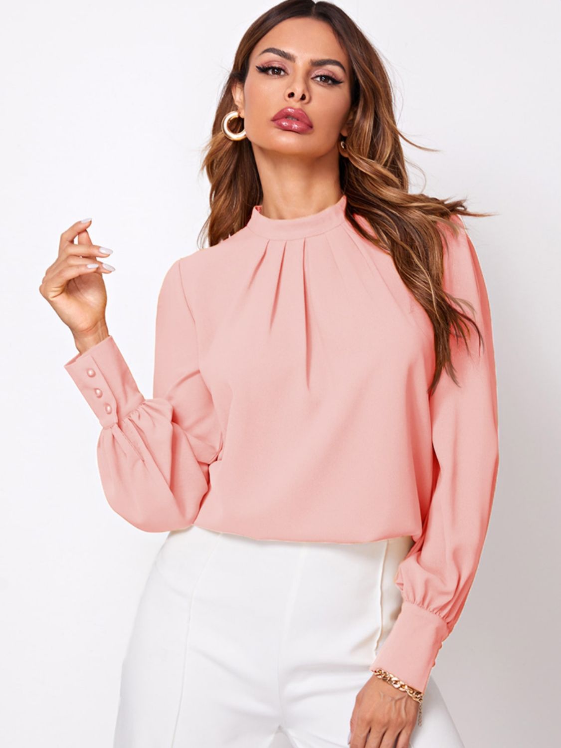 Ruched Reflections Blouse