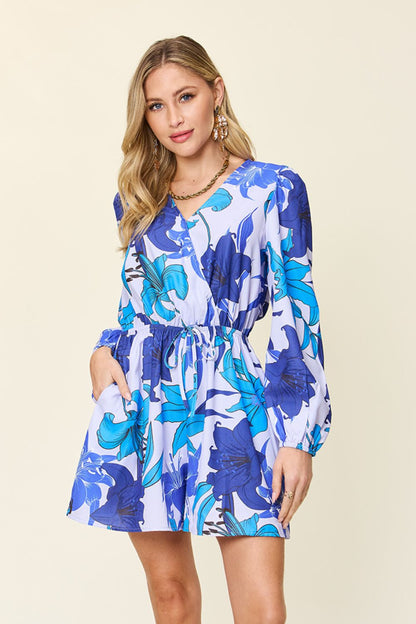 Bloom Breeze Floral Long Sleeve Romper