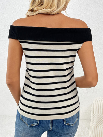 Kali Striped Charm Top