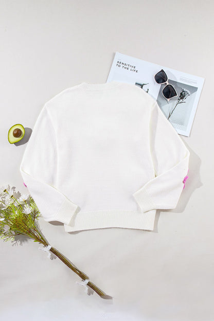 Petal Path Knit Sweater