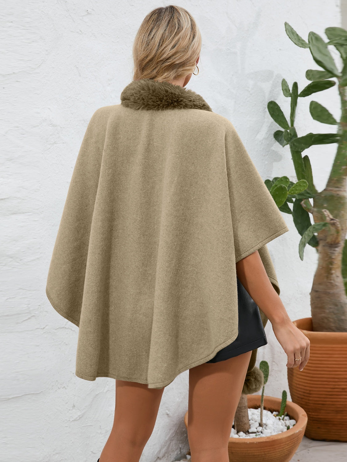 Josie Luxe Open Front Poncho