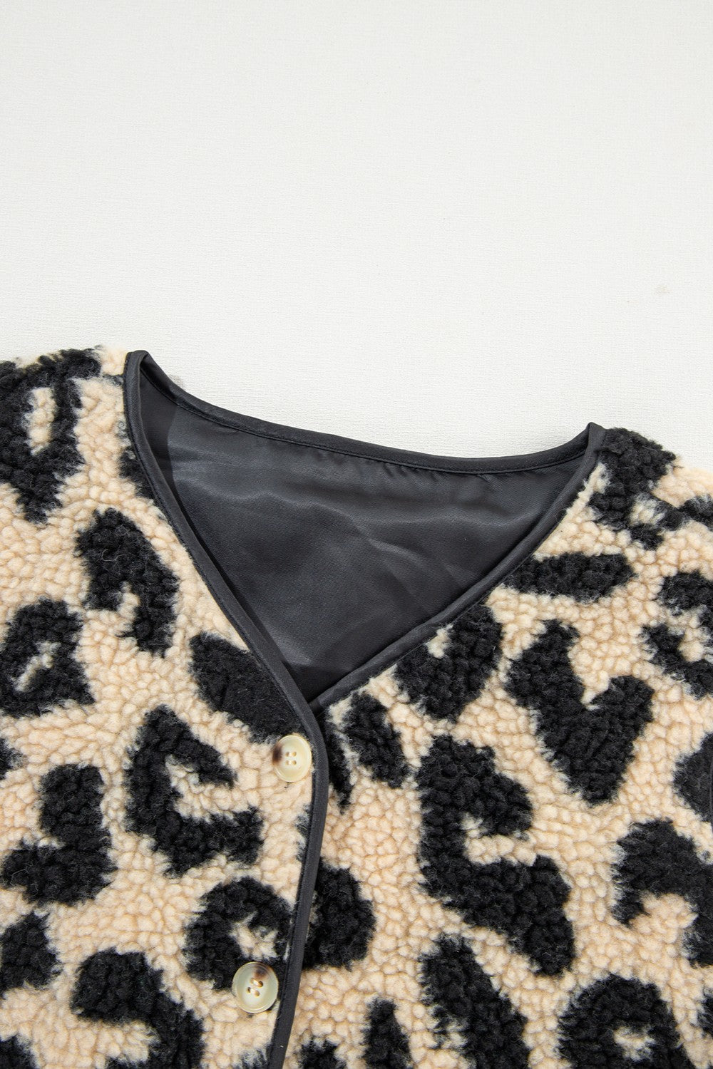 Savanna Leopard Button-Up Vest