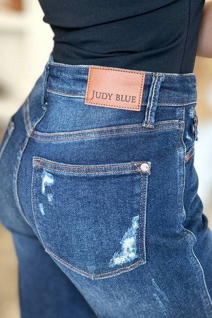 Downtown Shredded High Waist Jeans