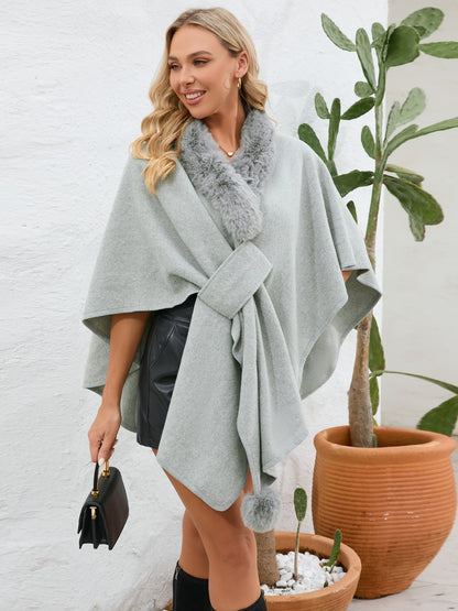 Josie Luxe Open Front Poncho