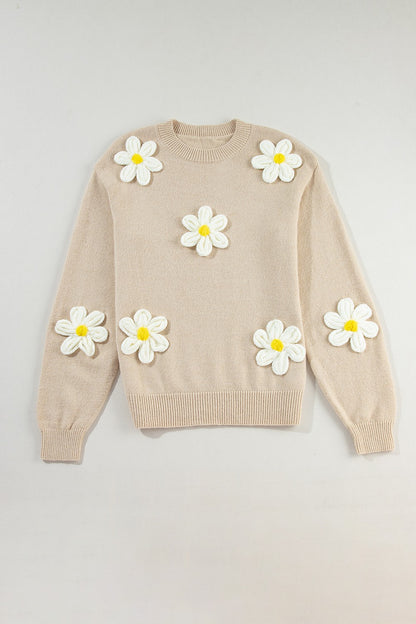 Petal Path Knit Sweater