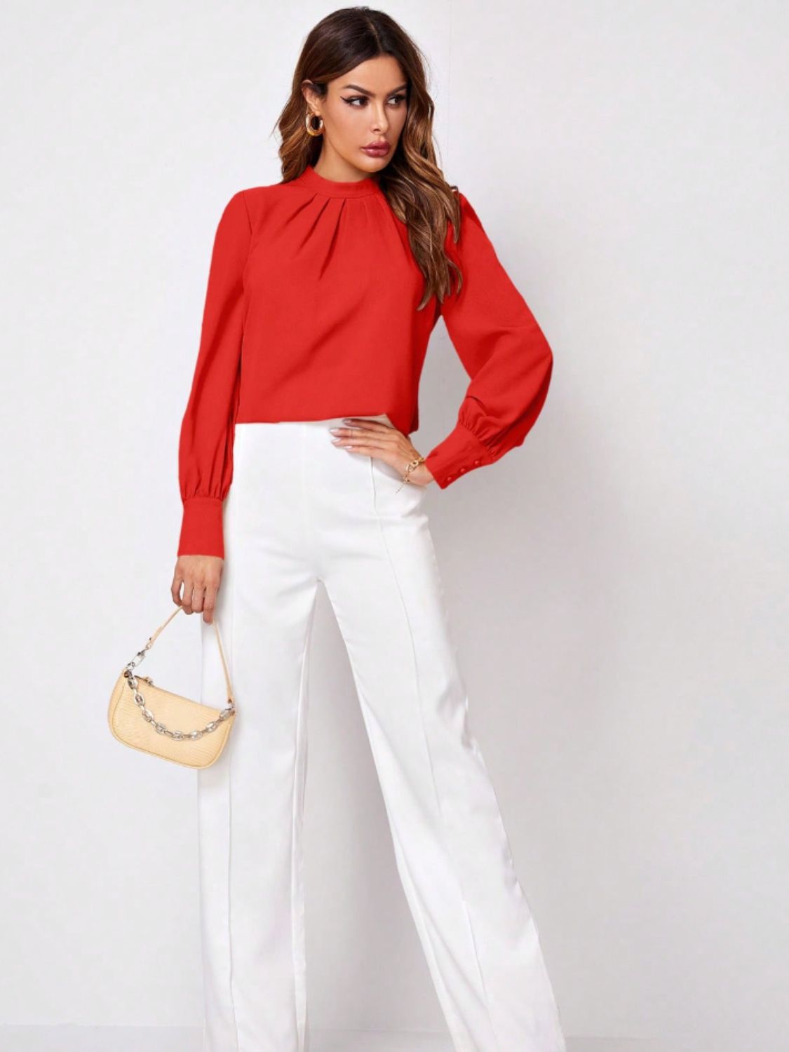 Ruched Reflections Blouse