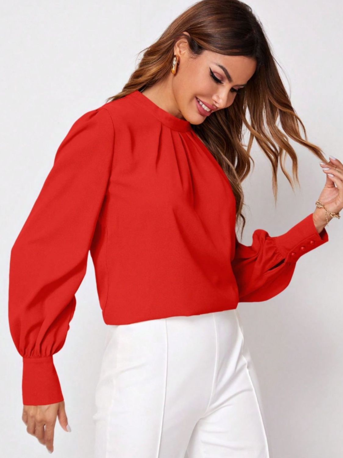 Ruched Reflections Blouse