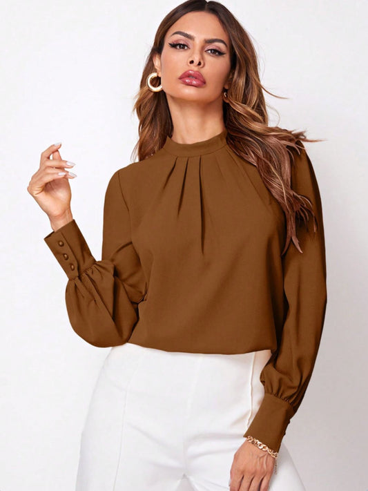 Ruched Reflections Blouse