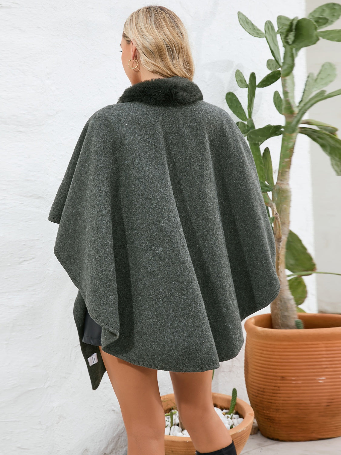 Josie Luxe Open Front Poncho