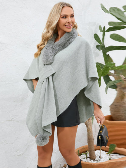 Josie Luxe Open Front Poncho