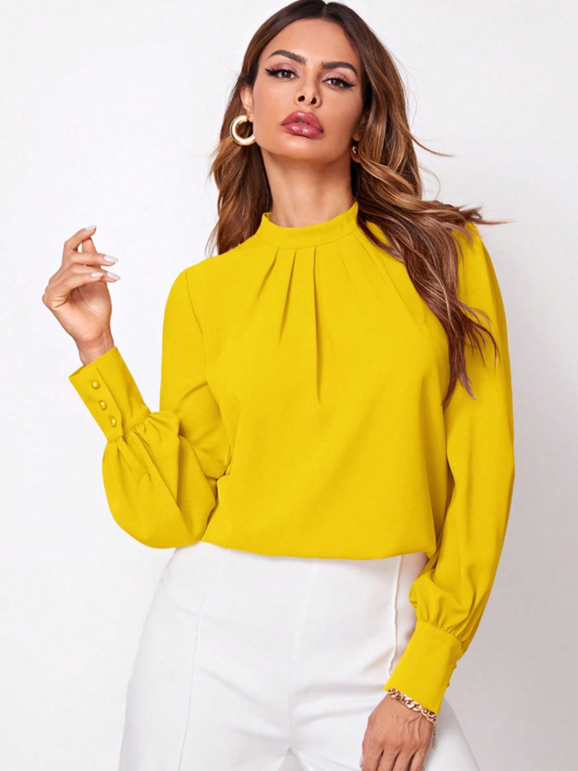 Ruched Reflections Blouse