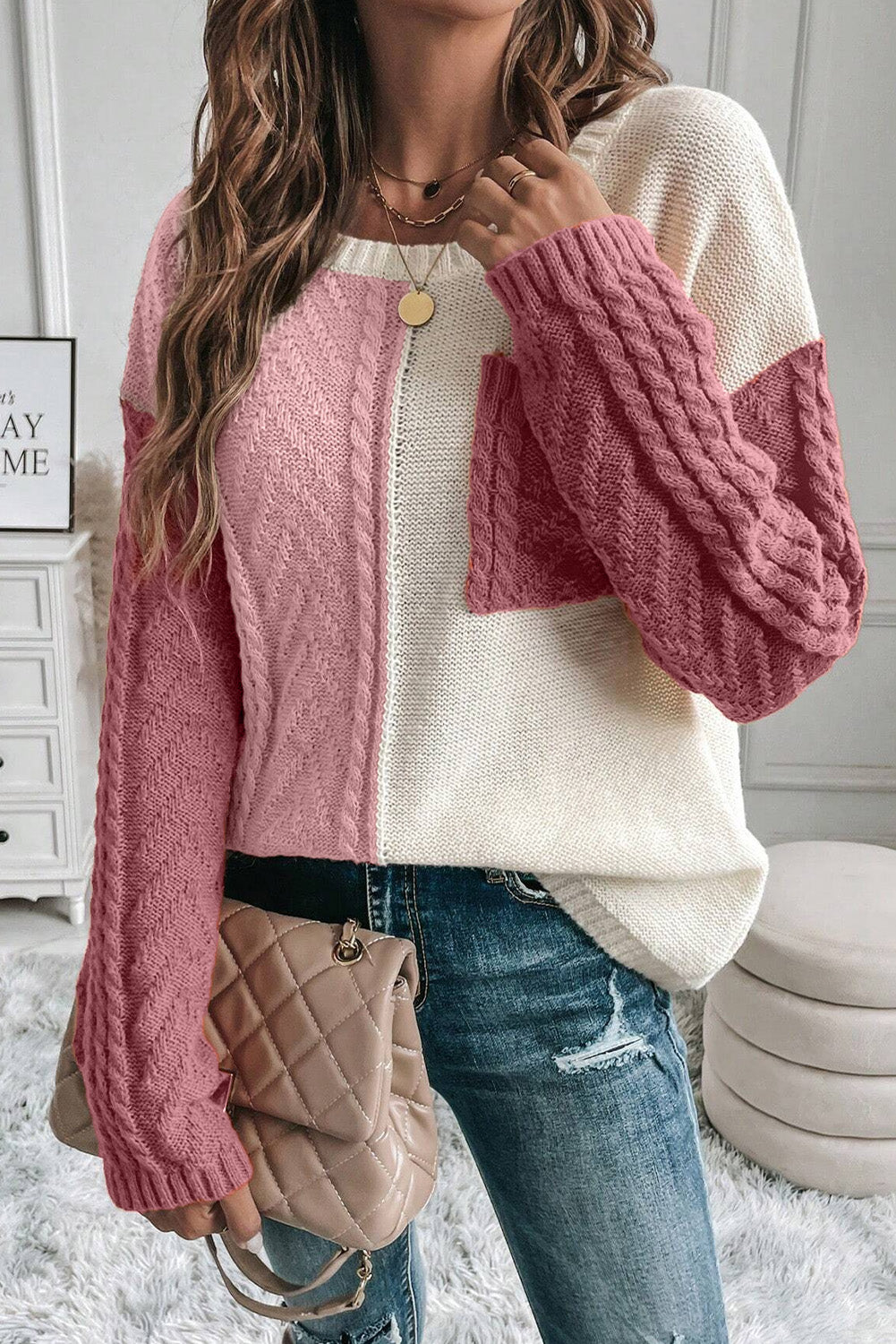 Mariana Blocked Sweater