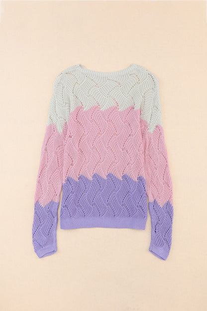 Blush Boundaries Sweater