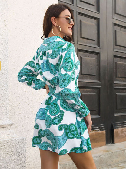 Sedona Paisley Smocked Dress