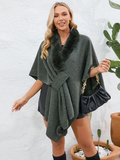 Josie Luxe Open Front Poncho