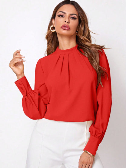 Ruched Reflections Blouse