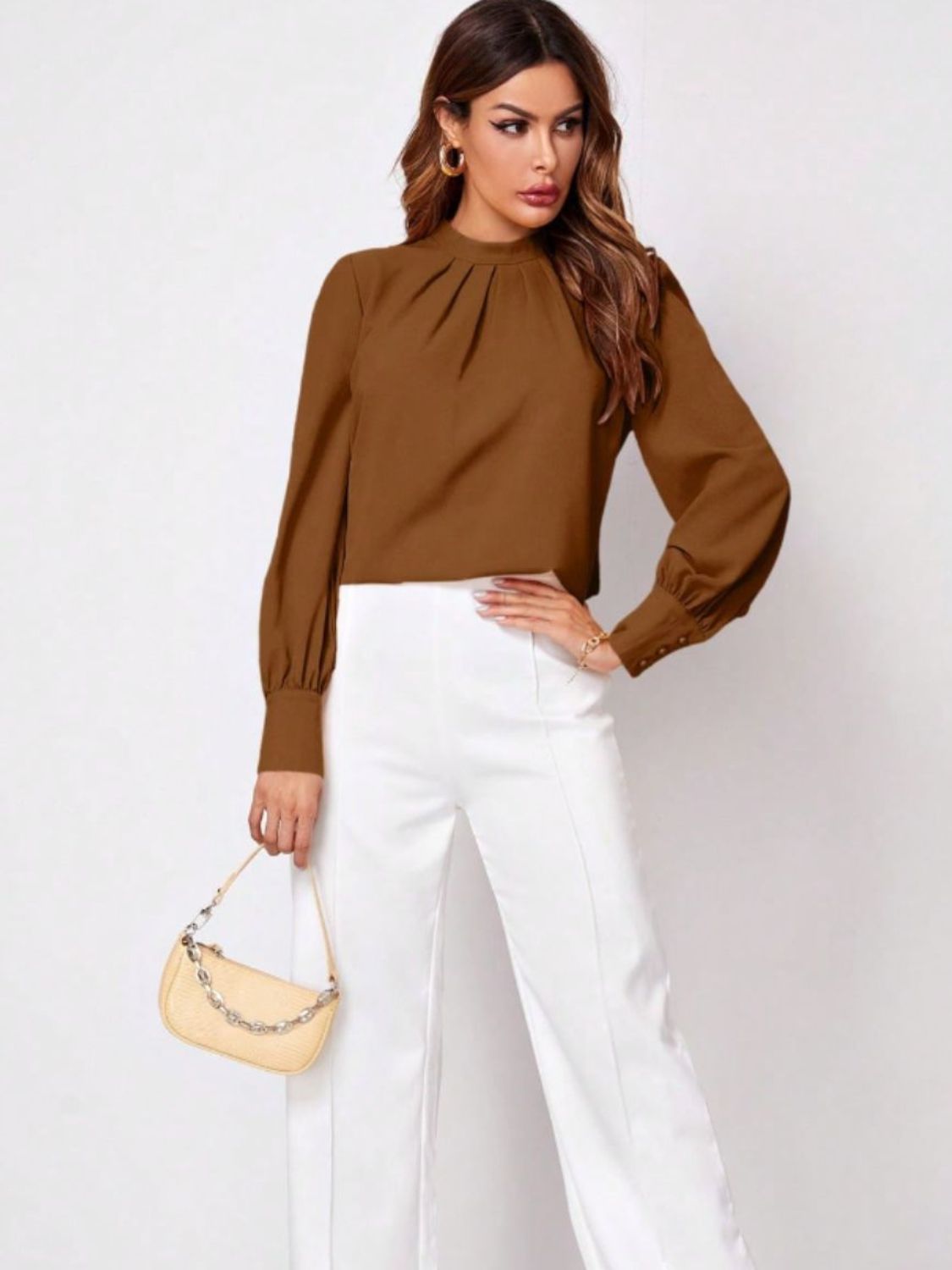 Ruched Reflections Blouse