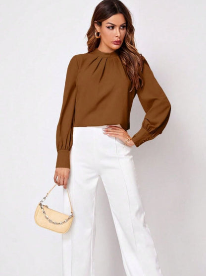 Ruched Reflections Blouse