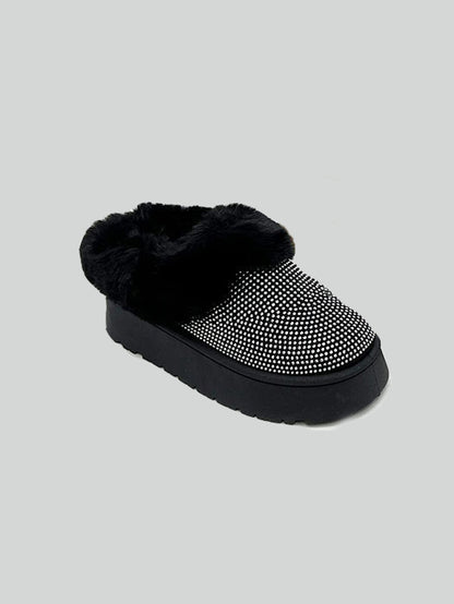 Glam Plush Platform Booties