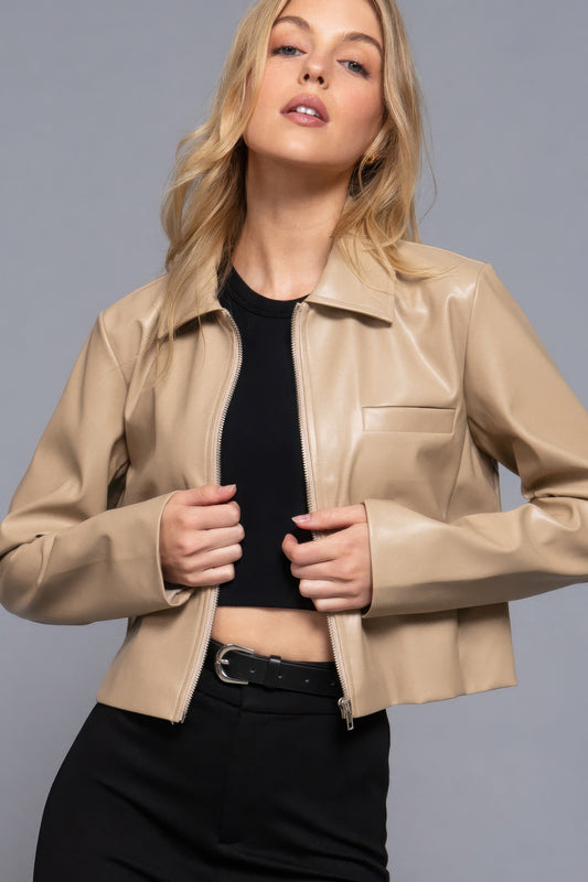 Eden Vegan Leather Jacket