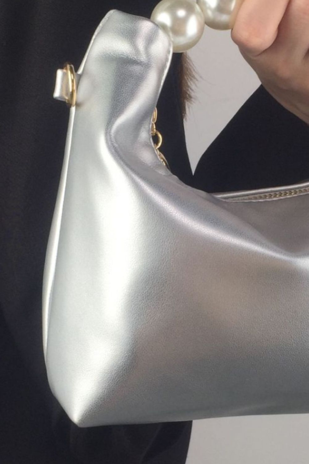 Pearl Essence Vegan Leather Handbag