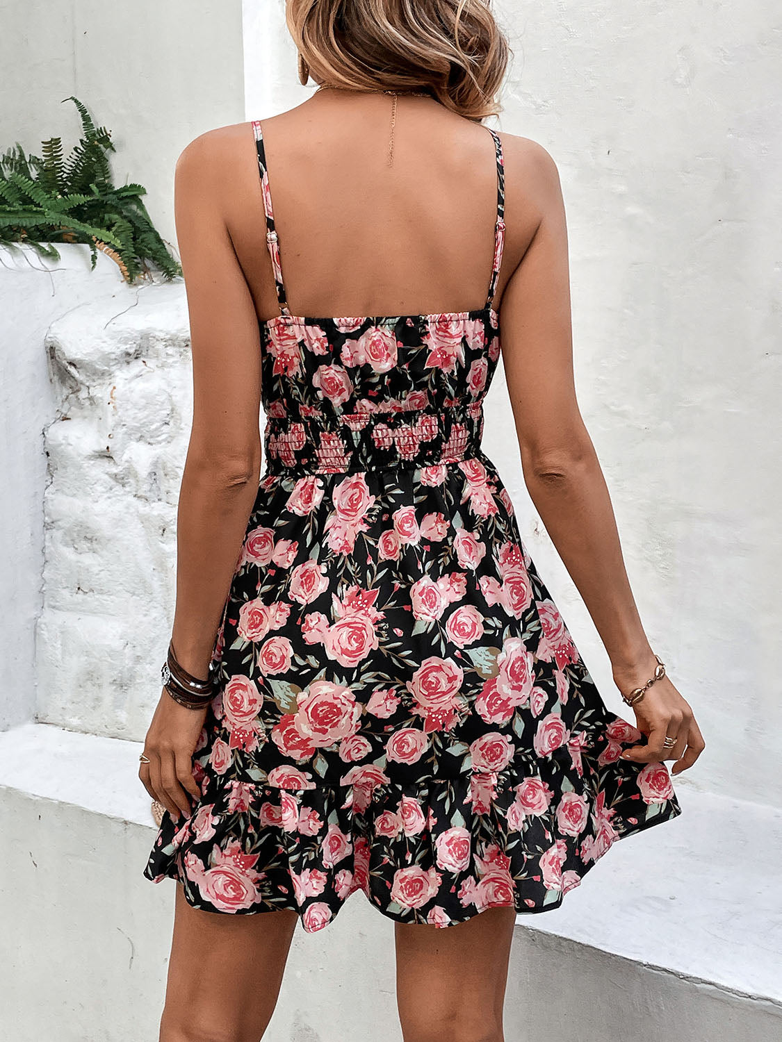 Rose Whispers Cutout Dress