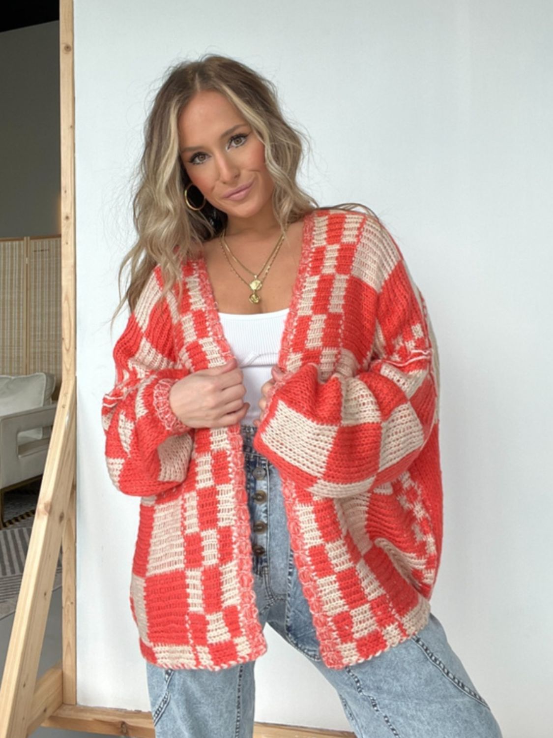 Plaid & Cozy Days Cardigan