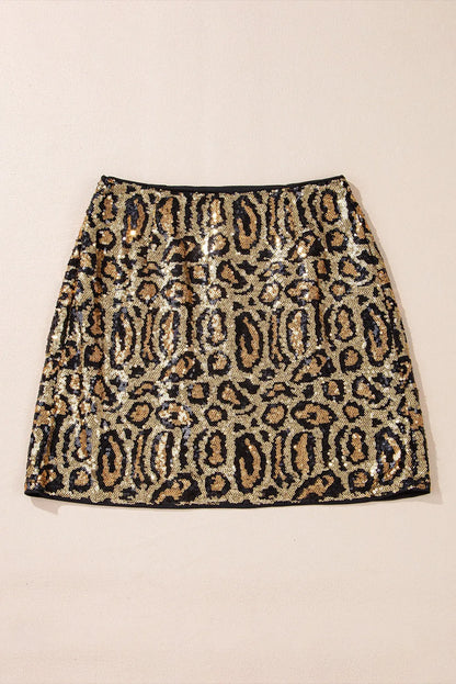 Wild Glam Luxe Mini Skirt