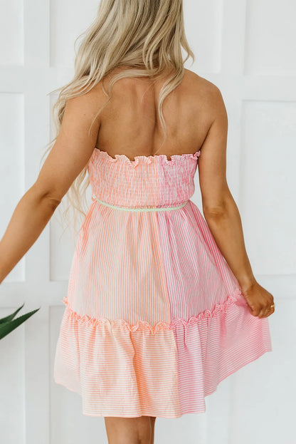 Dreamy Duet Smocked Tube Mini