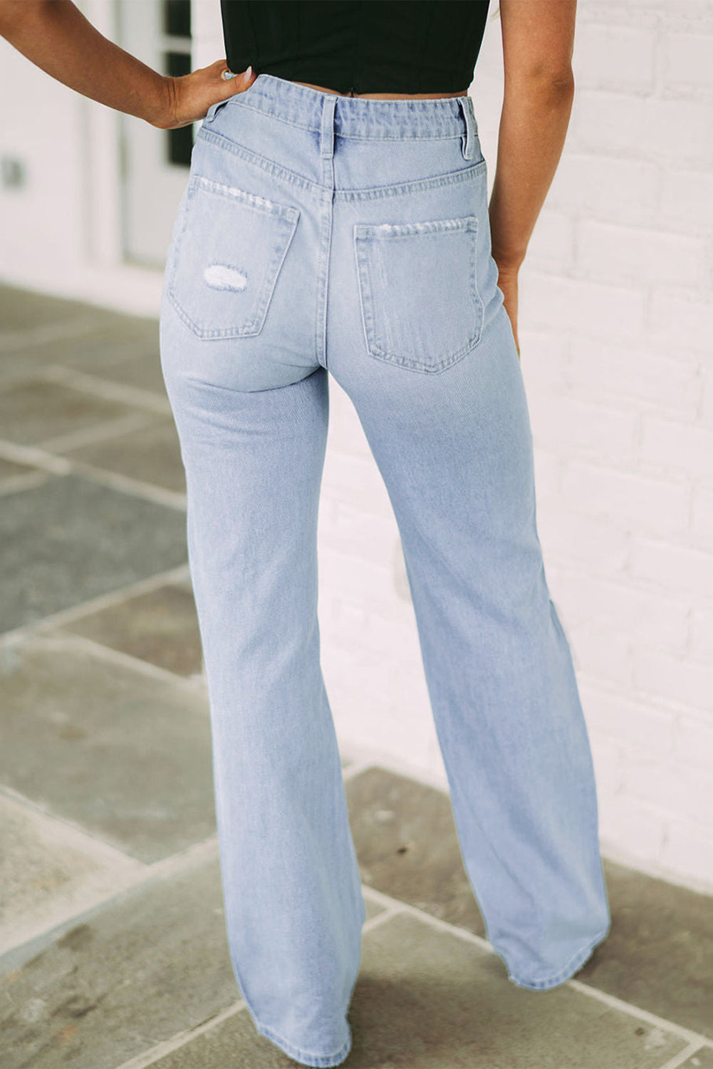 Faded Dreams High Waist Jeans