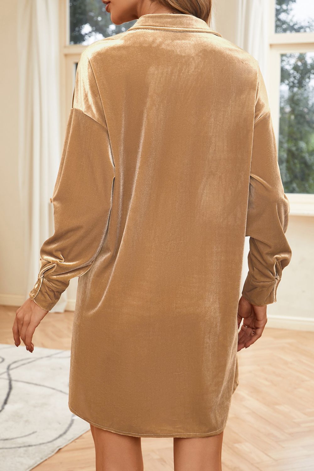 Golden Hour Shirt Dress