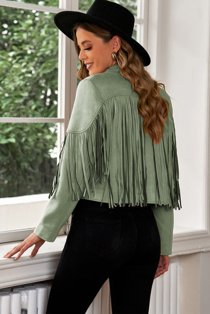 Tassel Tango Cropped Jacket