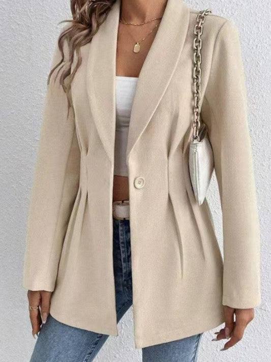 Madison Chic Pleat Blazer