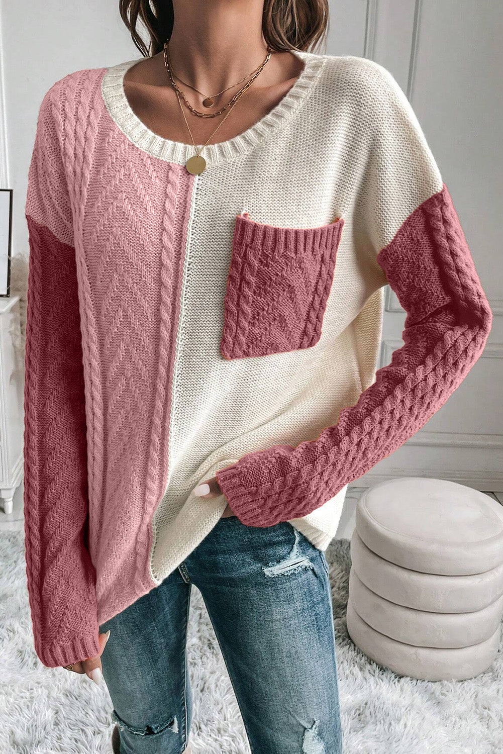 Mariana Blocked Sweater