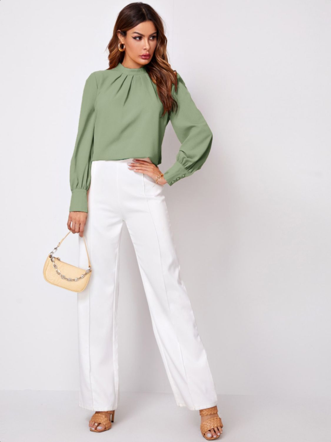 Ruched Reflections Blouse