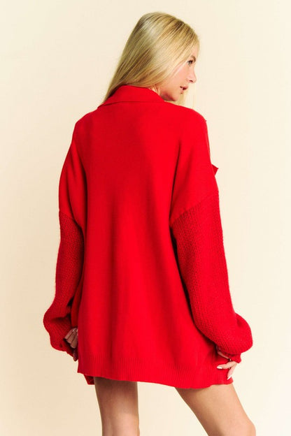 Scarlet Dream Buttoned Cardigan