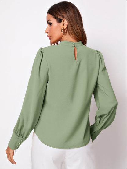 Ruched Reflections Blouse