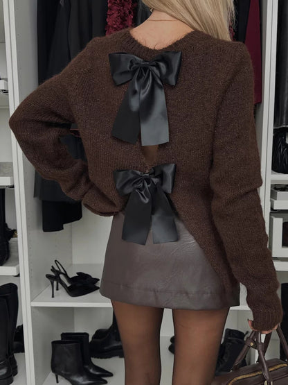 Bow You Later Sweater