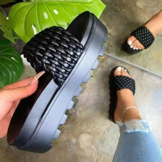 Bristol Vegan Leather Platform Sandals