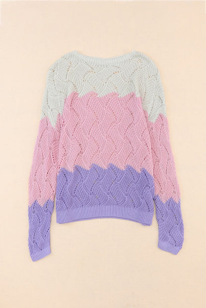 Blush Boundaries Sweater