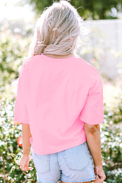 Shimmering Blossom Fringe Tee