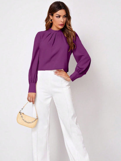 Ruched Reflections Blouse