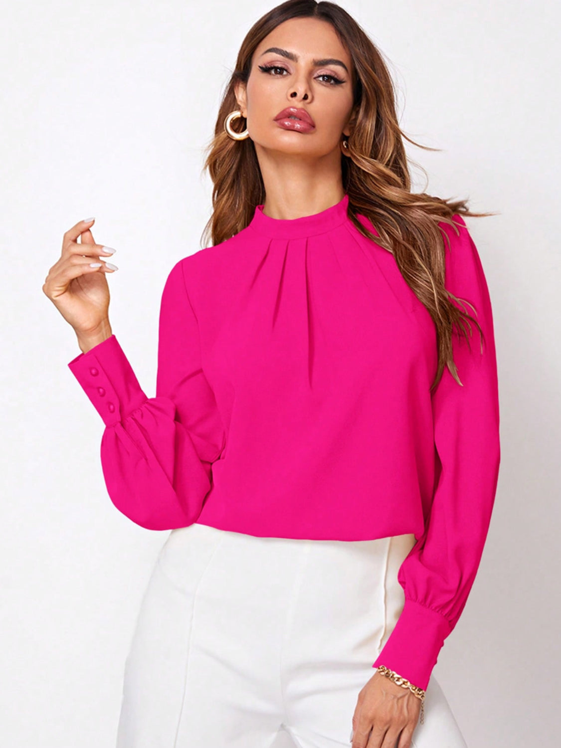 Ruched Reflections Blouse