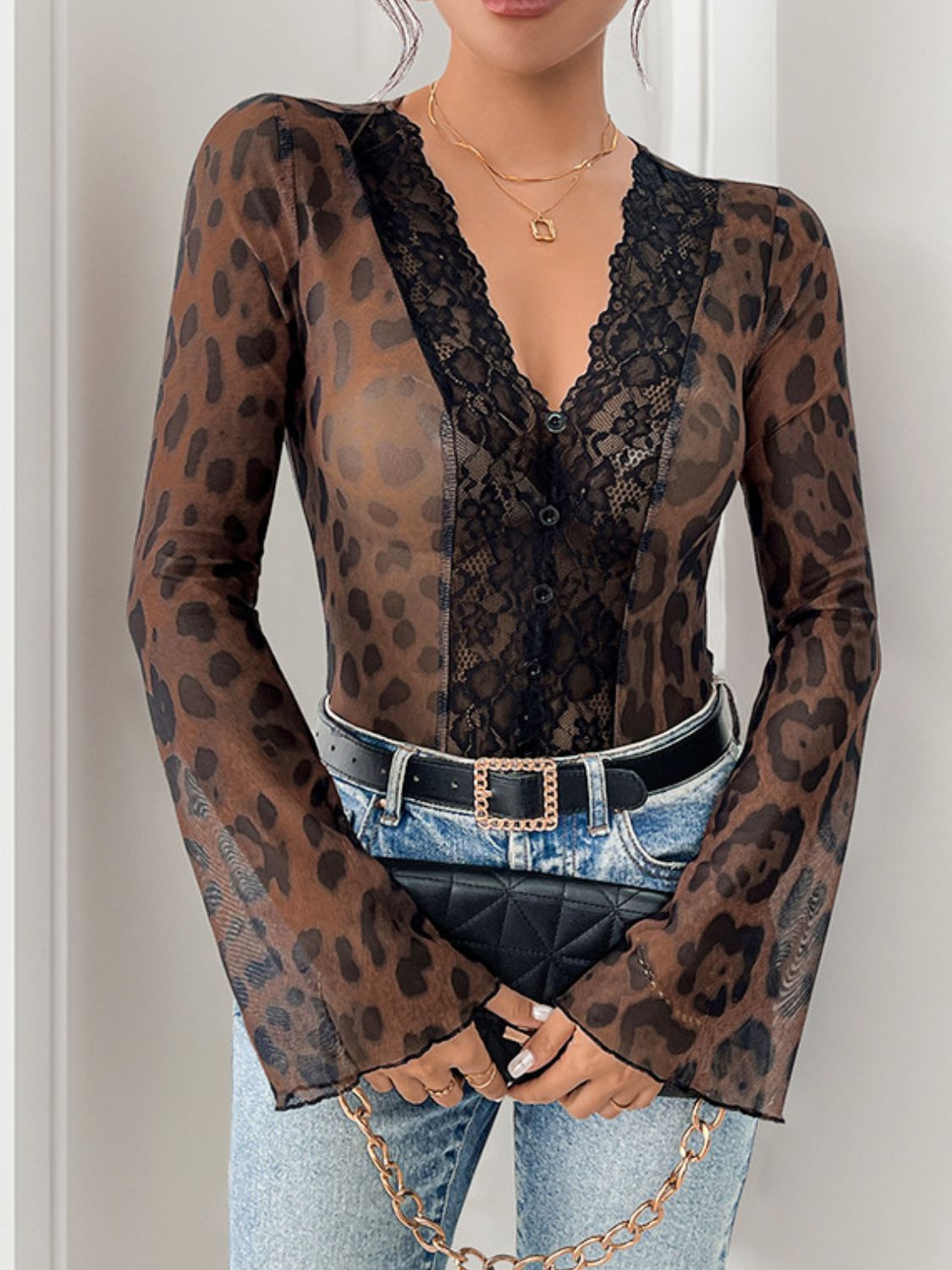 Exotic Essence Sheer Bodysuit