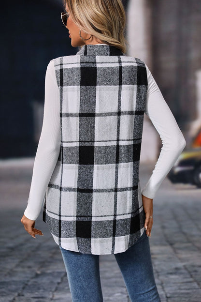 Sarah Plaid Charm Vest