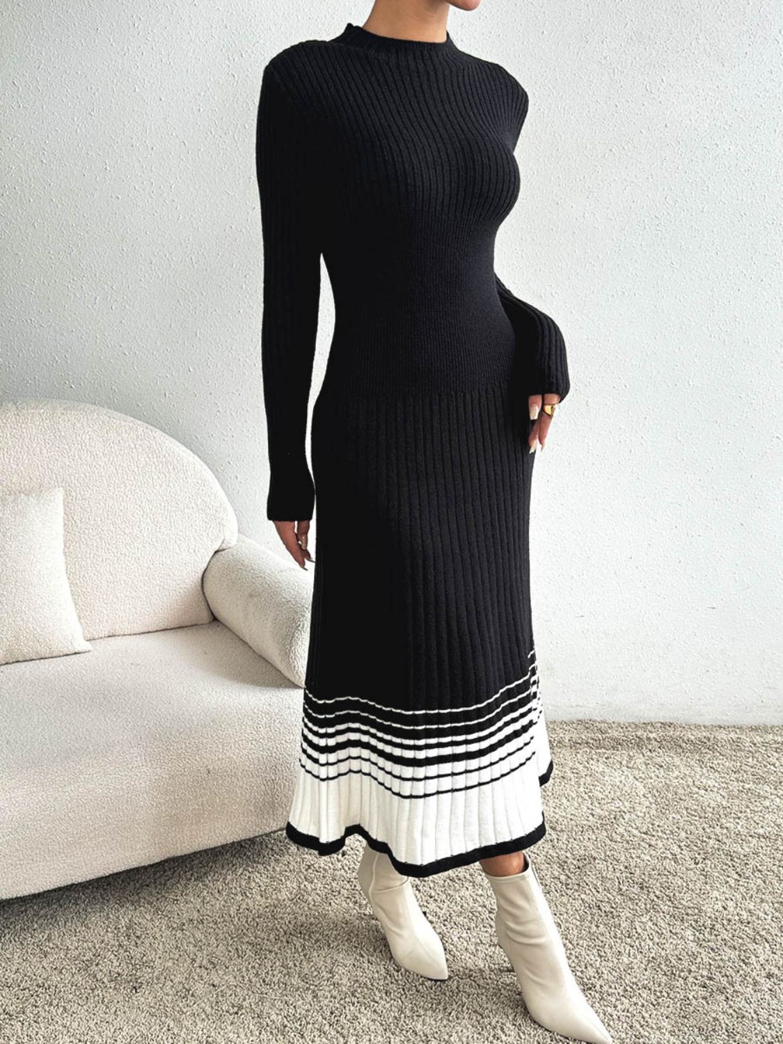 Bold Balance Sweater Dress