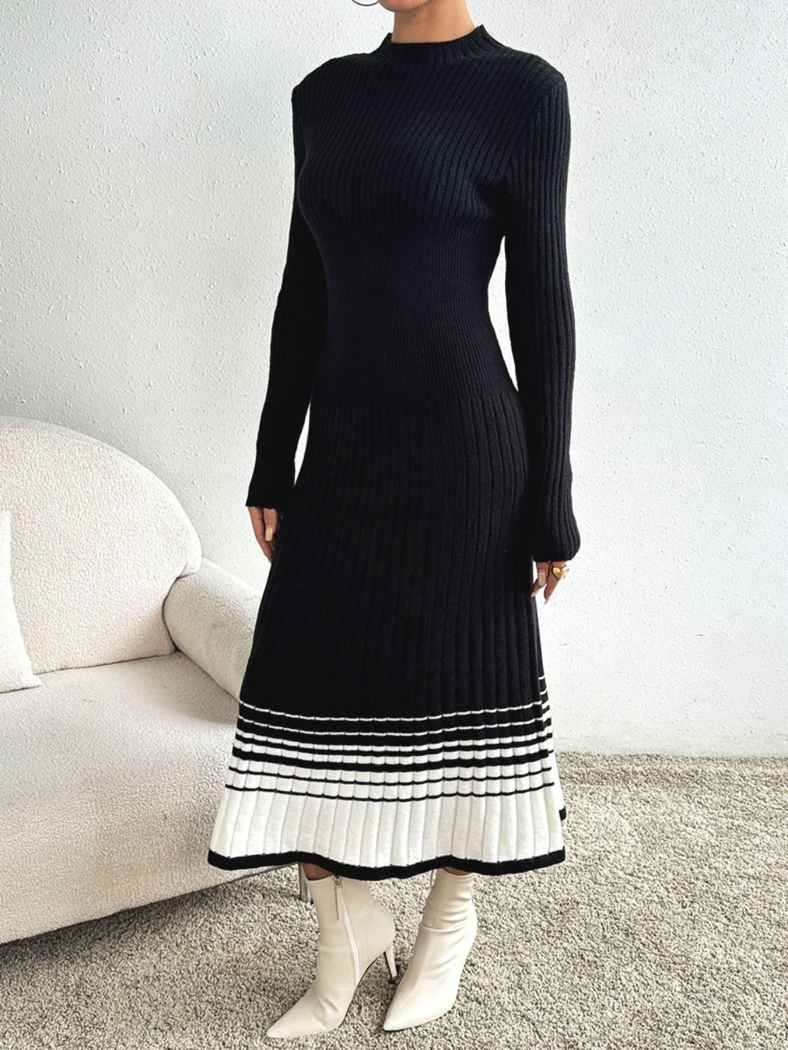 Bold Balance Sweater Dress