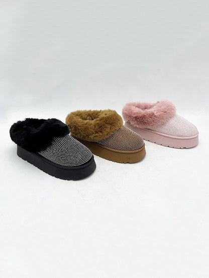 Glam Plush Platform Booties